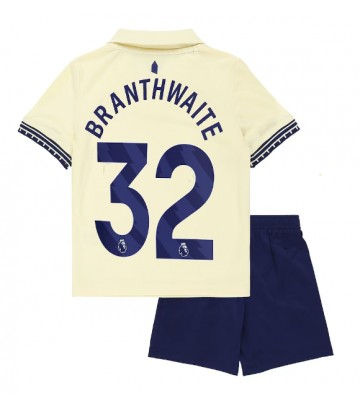 Everton Jarrad Branthwaite #32 Segunda Equipación Niños 2025-26 Manga Corta (+ Pantalones cortos)